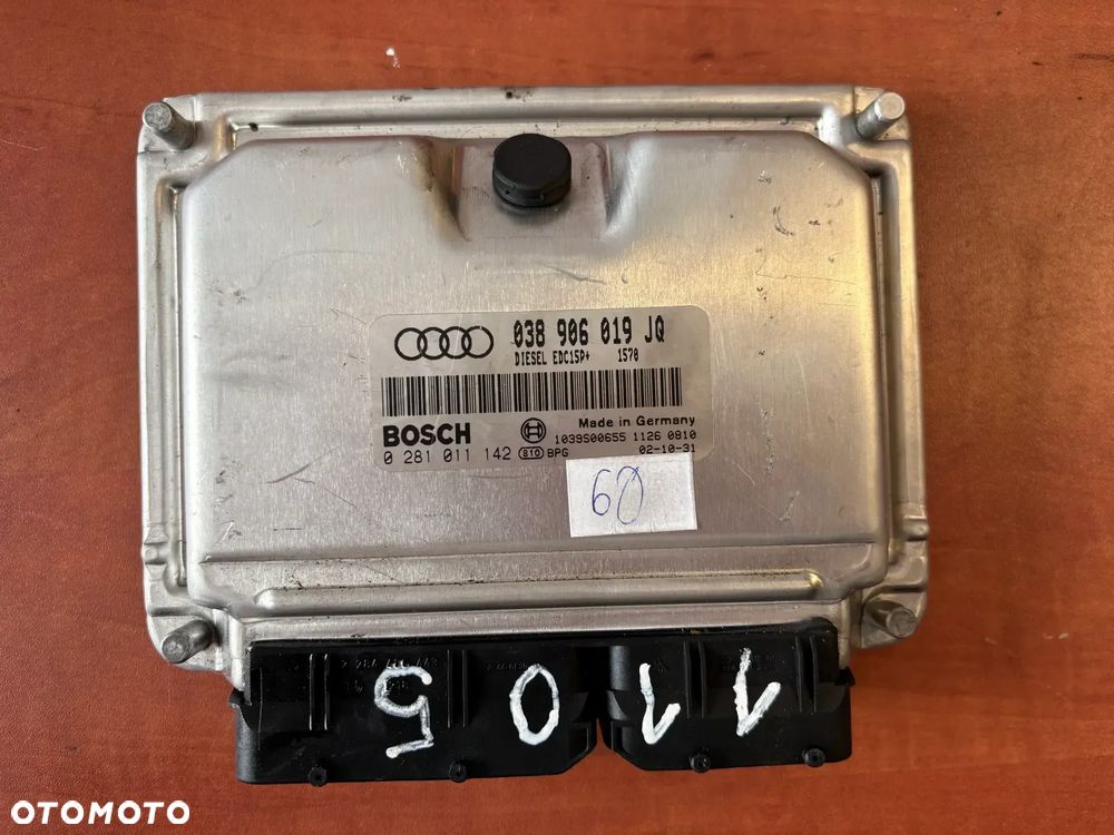 KOMPUTER STEROWNIK SILNIKA AUDI A4 B6 VW BORA 1.9 TDI 038906019JQ  028011142 - 1