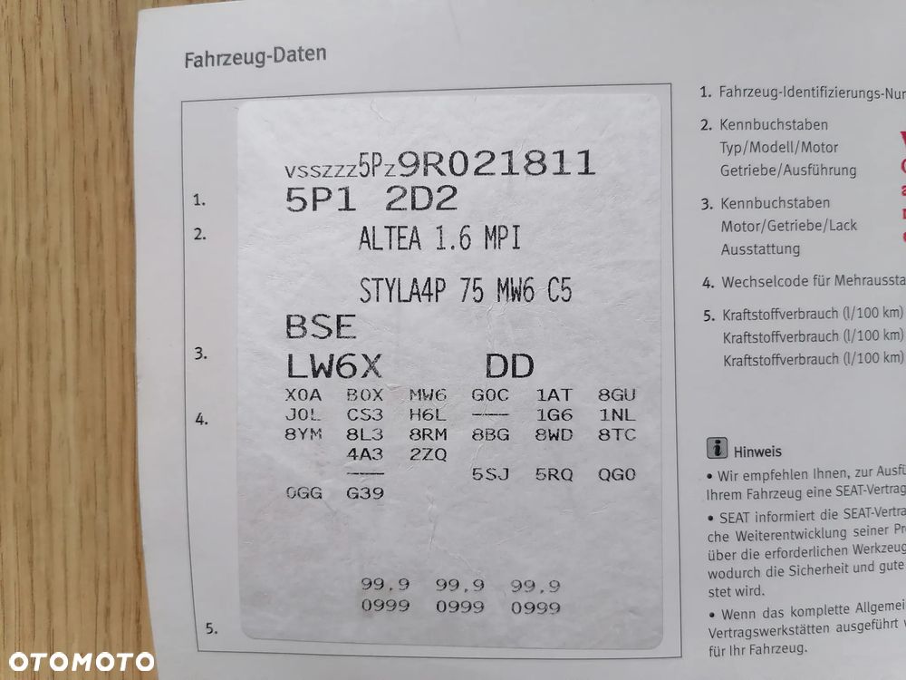 Seat Altea 1.6 Style - 20