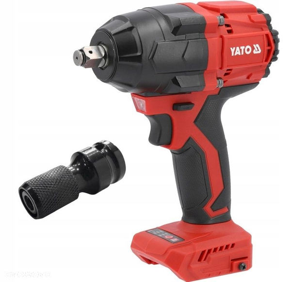 YATO KLUCZ UDAROWY 1/2 DO KÓŁ AKUMULATOROWY BEZSZCZOTKOWY 18V 850NM