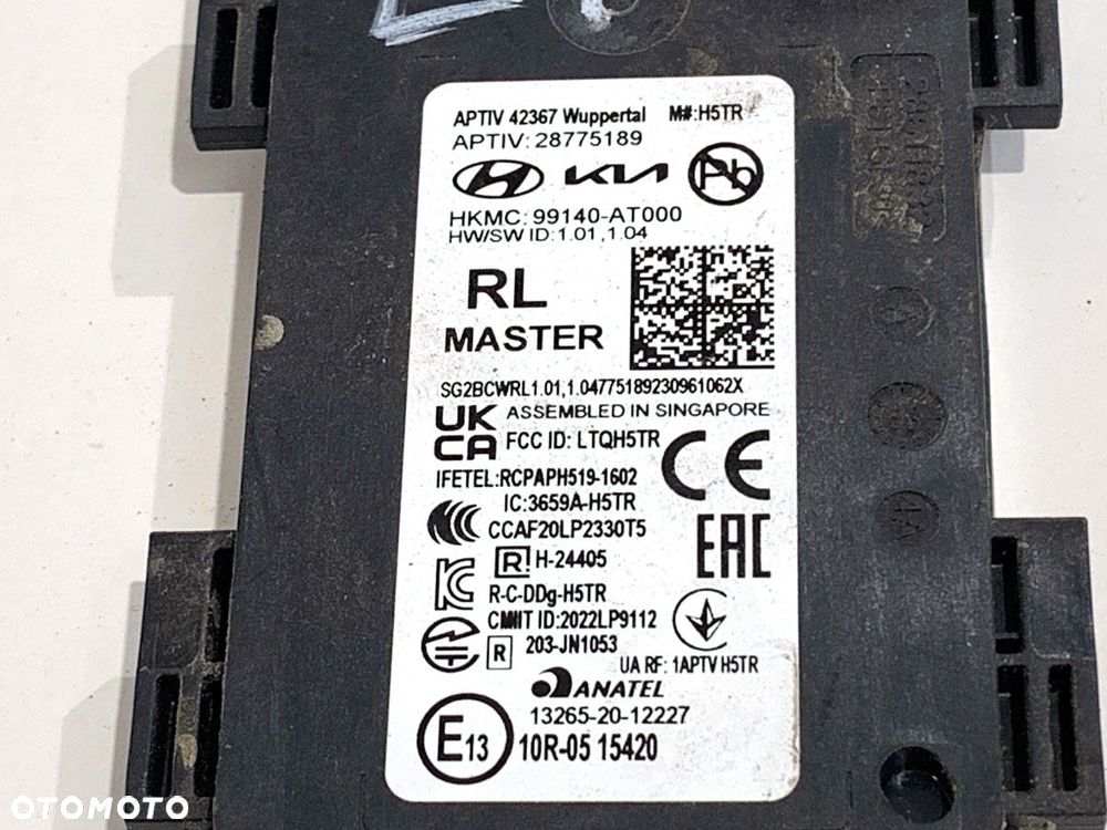 RADAR TYŁ LEWY  KIA NIRO II (SG2) 2022 - EV 150 kW [204 KM] elektryczny 2022 - 99140-AT000 - 4