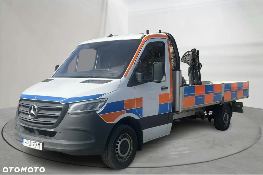 Mercedes-Benz Sprinter 316 CDi 7G Tronic Plus / AUTOMAT / SKRZYNIA / HDS HIAB 1T / 1 WŁ / SERWISOWANY / ORYGINALNY PRZEBIEG / BEZWYPADKOWY / W PEŁNI SPRAWNY / MOŻLIWOŚĆ TRANSPORTU / - 2