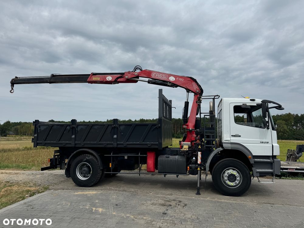 Mercedes-Benz MERCEDES AXOR 1829 / 4X2 / WYWROTKA + HDS FASSI F130 RADIO - 5