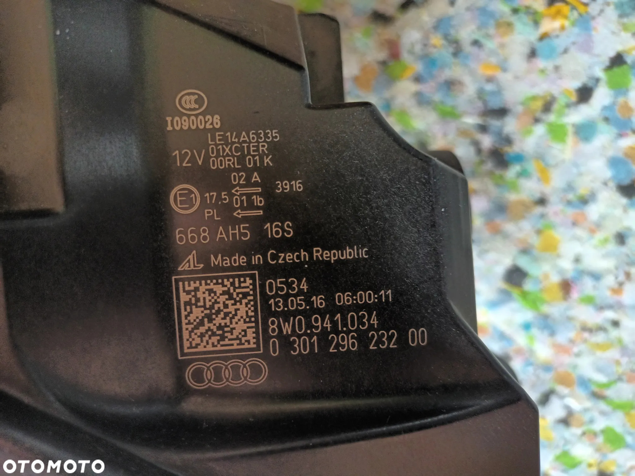 Audi A4 B9 8W kompletny przód maska lampy led zderzak błotnik w kolor LY9T OEOE - 23