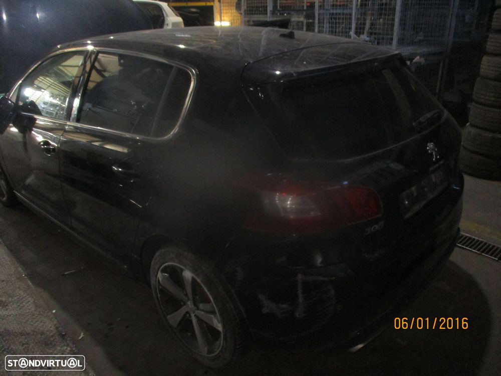Carro MOT: EB2DTS HNY CXZVEL:  MC6 PEUGEOT 308 2 2015 1.2 PURETECH 131CV 5P PRETO GASOLINA - 10