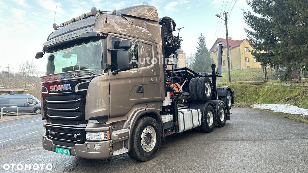 Scania R730 V8 DO DREWNA