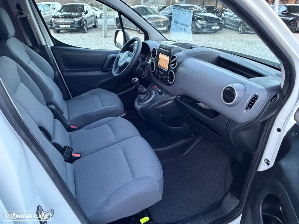 Citroën Berlingo 1.6 BlueHDI 3LUG c/ GPS - 9
