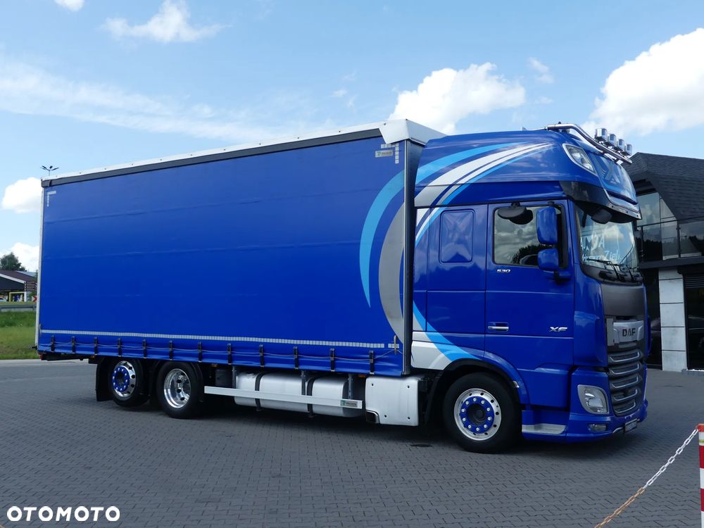 DAF XF 106.530 6x2 / FIRANKA 7.70m / EURO 6 / KLIMATYZACJA POSTOJOWA / - 13