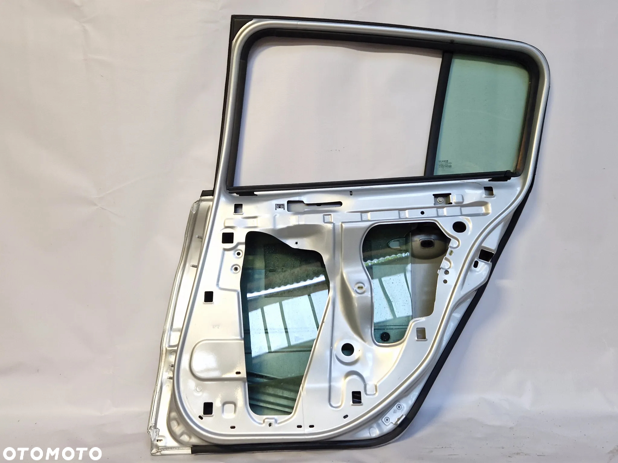 Renault Megane 2 Hatchback - Drzwi PRAWY TYŁ - SREBRNE - TED69 - 5