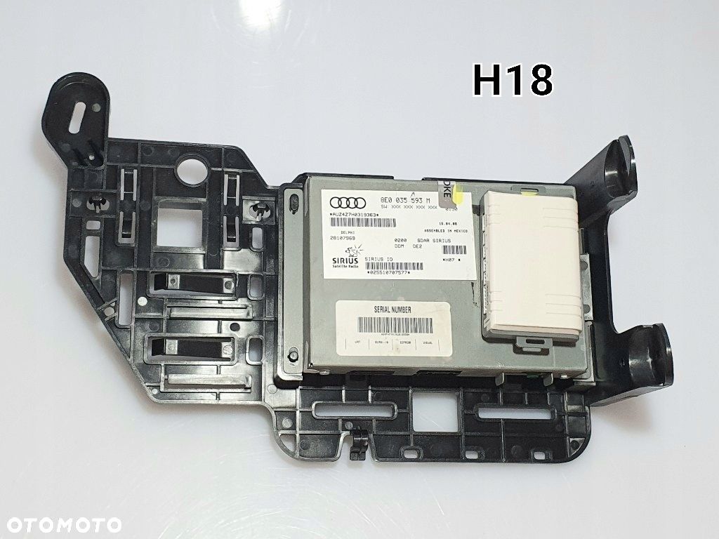 AUDI A3 A4 A5 A6 MODUŁ ODBIORU RADIA CYFROWEGO 8E0035593M STEROWNIK - 1