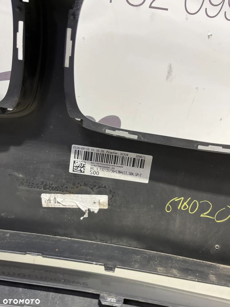 BMW F32 F33 F36 ZDERZAK PRZEDNI PRZÓD 7294651 - 9