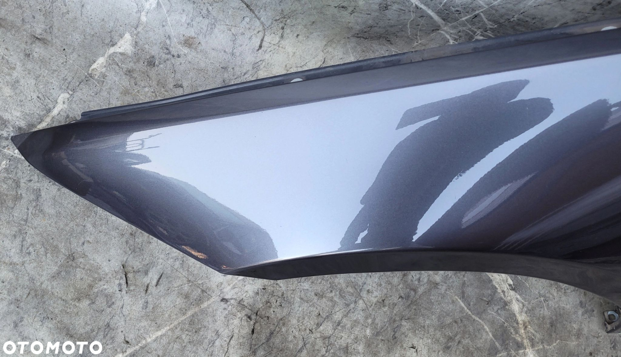 BŁOTNIK LEWY PRZÓD PRZEDNI BMW E90 E91 A22 SPARKLING GRAPHITE B423 ORG LAKIER - 2