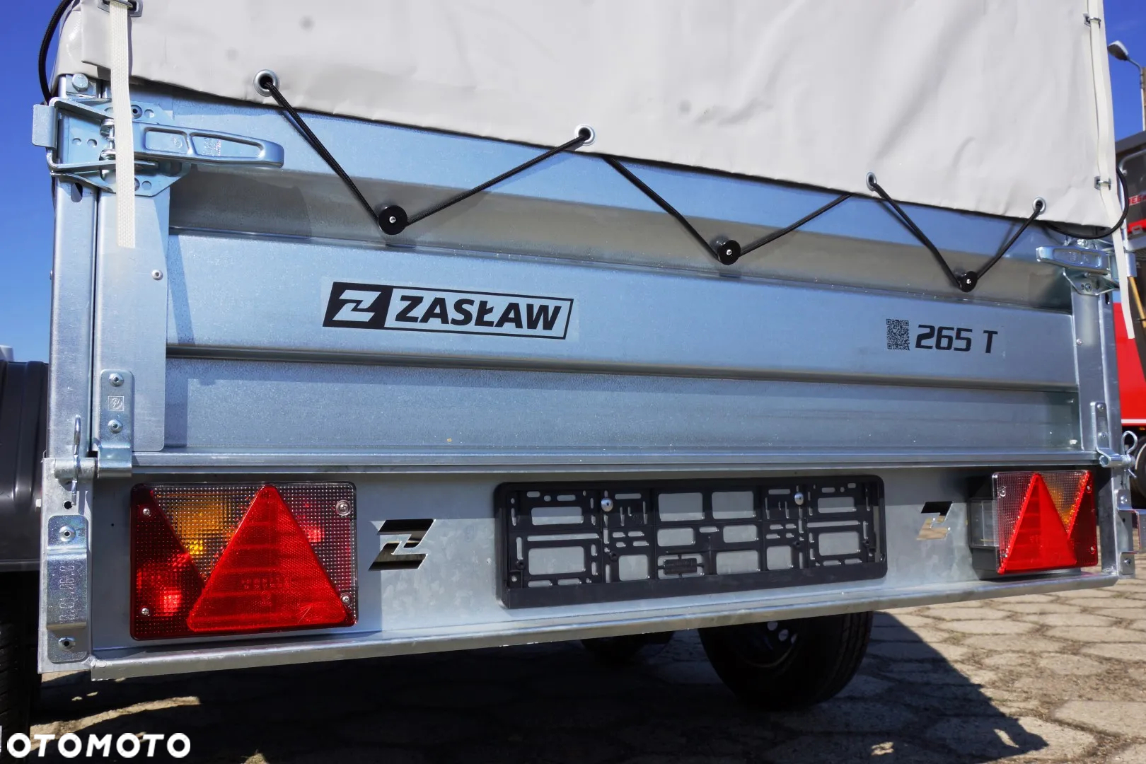 Zaslaw H=1,0 m, przyczepa towarowa z plandeką MOCNA I SOLDNA ! - 22