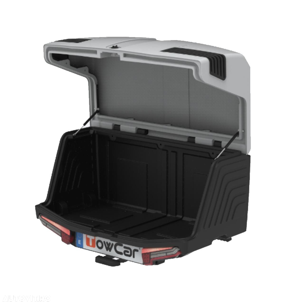 Cutie portbagaj pe carligul de remorcare Towbox V3 Arctic Alb - 2