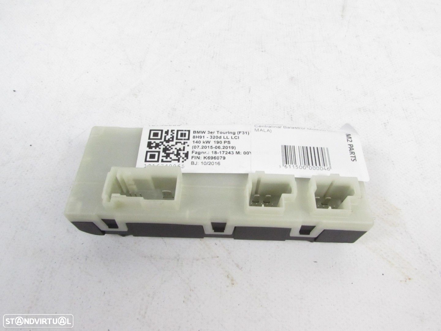 Modulo Tampa da Mala Seminovo/ Original BMW 3 Touring (F31)/BMW X5 (F15, F85)/BM... - 2