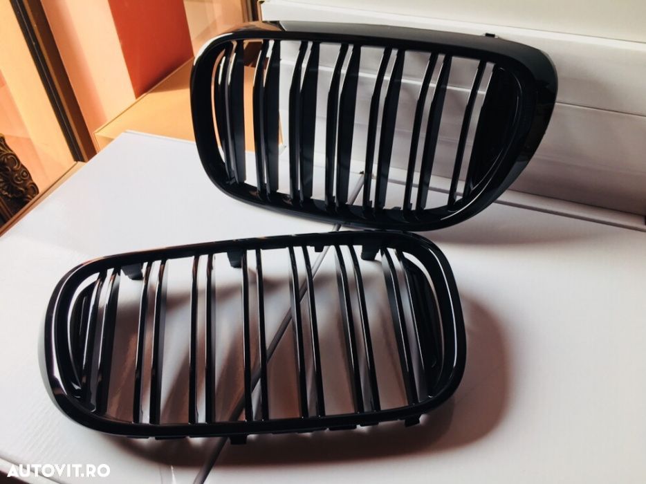Grile Fata negru lucios pentru Bmw seria 5 G30 G31 ⭐️⭐️⭐️⭐️⭐️ - 1