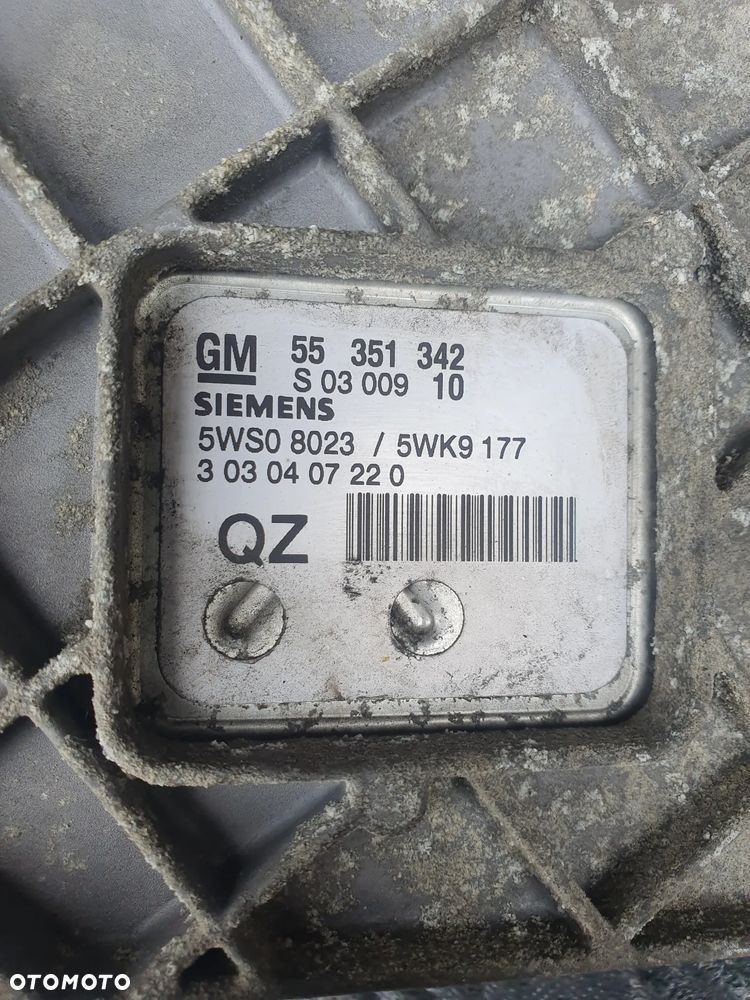 KOMPUTER STEROWNIK SILNIKA OPEL VECTRA 2.2 55351342 + WTYCZKI INSTALACJA - 5