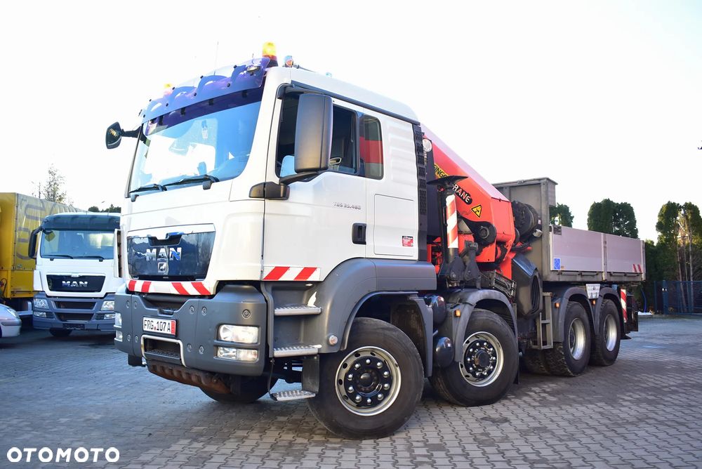 MAN TGS 35.480 / 8x6 H/ Skrzynia+Palfinger PK 85002 / Pilot/ Sprowadzony z Niemiec ! Stan wzorowy ! - 33
