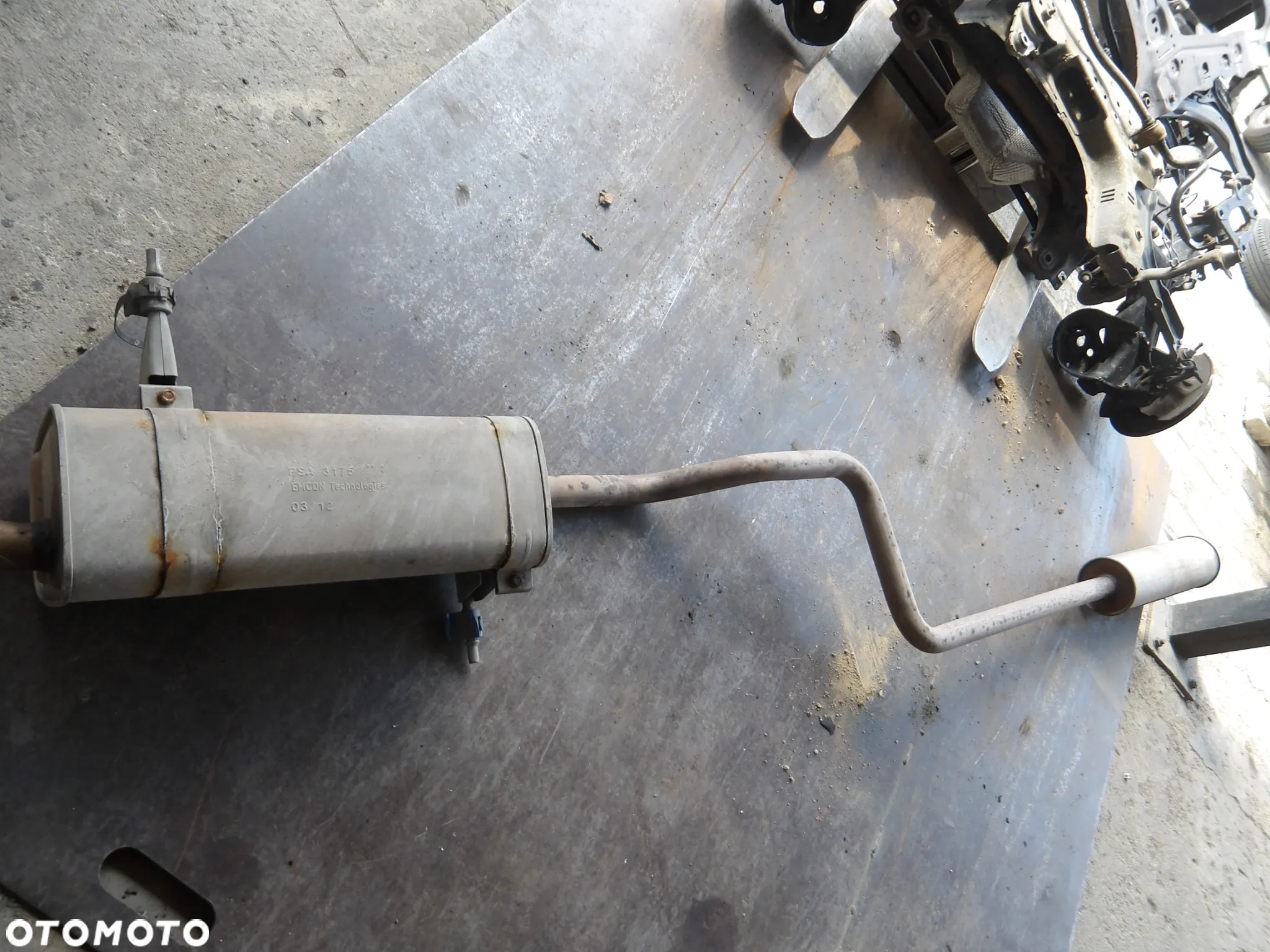 CITROEN BERLINGO II LIFT 12-18 1.6B TŁUMIK WYDECH KOŃCOWY - 2