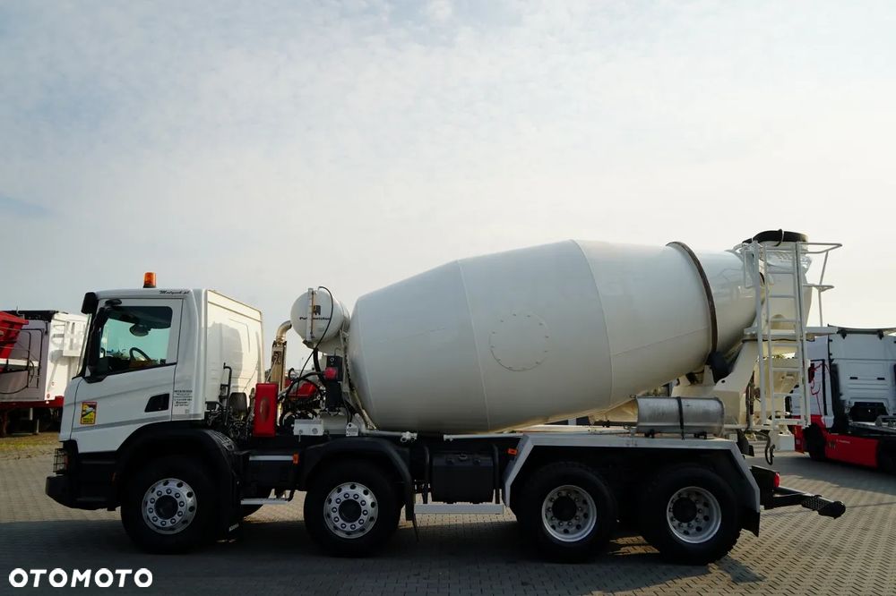 Scania P 410 XT / BETONOMIESZARKA / GRUSZKA / 9 m3 / EURO 6 / ALUFELGI - 5