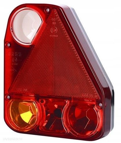 LAMPA TYLNA ZESPOLONA TRÓJKĄT ODBLASK PRZYCZEPA - 3