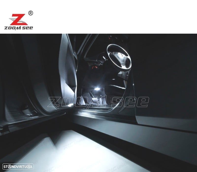 KIT COMPLETO 20 LAMPADAS LED INTERIOR BMW SERIE 7 E65 E66 745LI 750LI 760LI 745I 750I 02-08 - 3