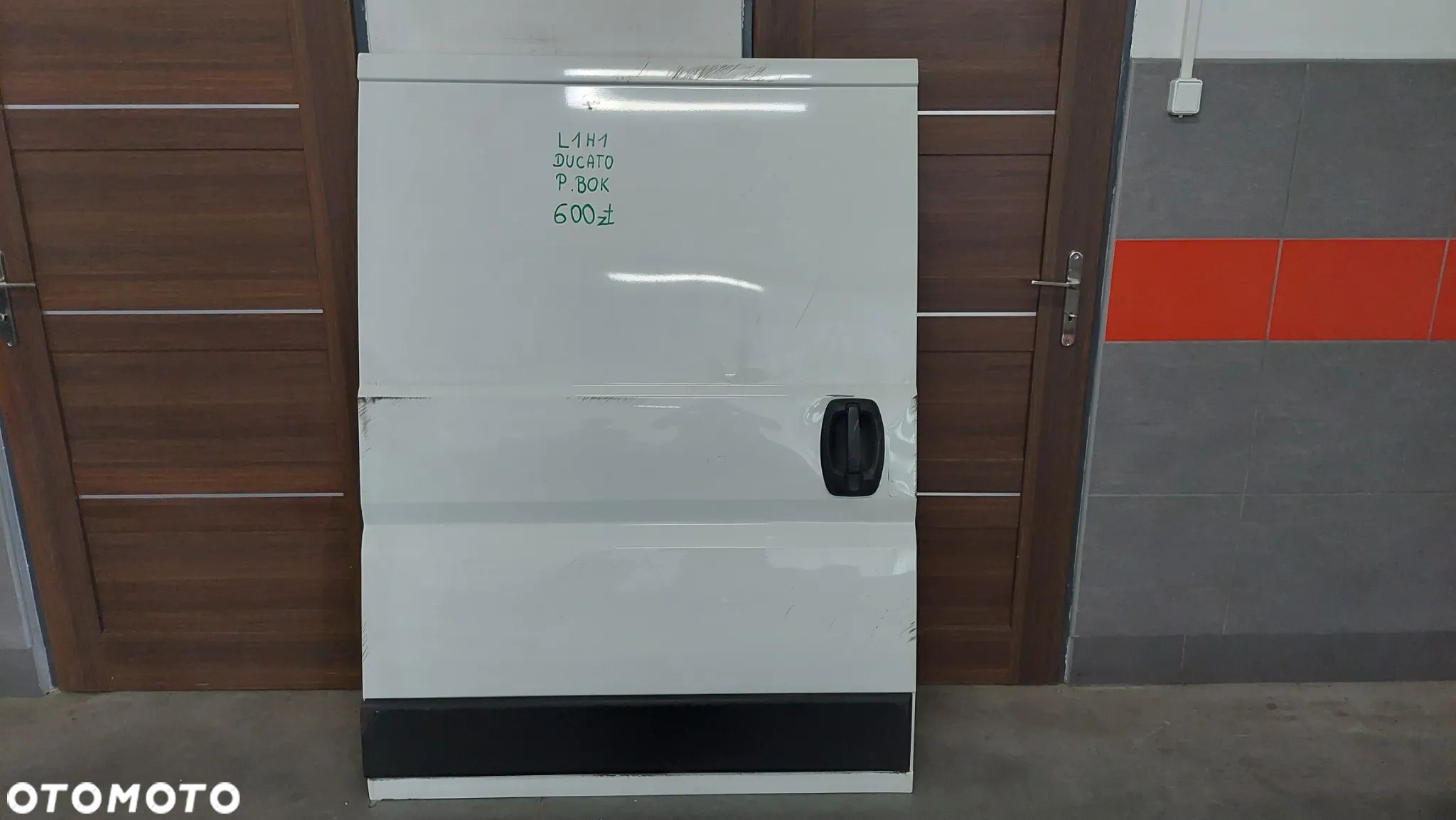 DRZWI PRAWE PRZESUWNE FIAT DUCATO L1H1 BIAŁE - 1