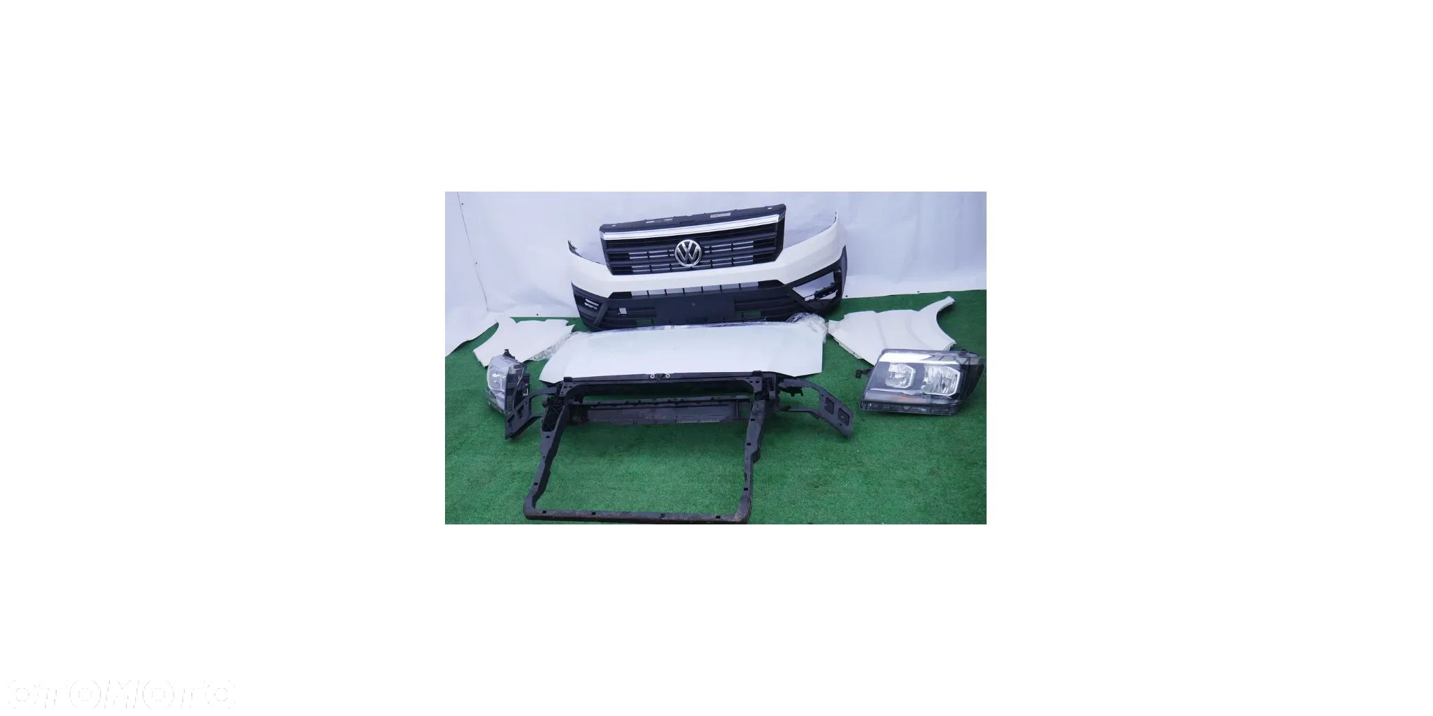VW CRAFTER II 2 ZDERZAK GRILL MASKA LAMPY PAS PRZEDNI BŁOTNIKI - 1