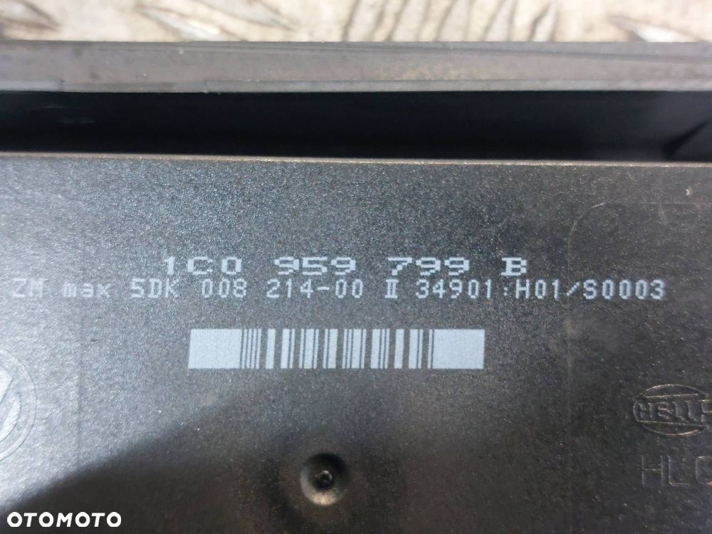 MODUŁ KOMFORTU KOSTKI WTYCZKI VOLKSWAGEN PASSAT B5 FL 1C0959799B - 4