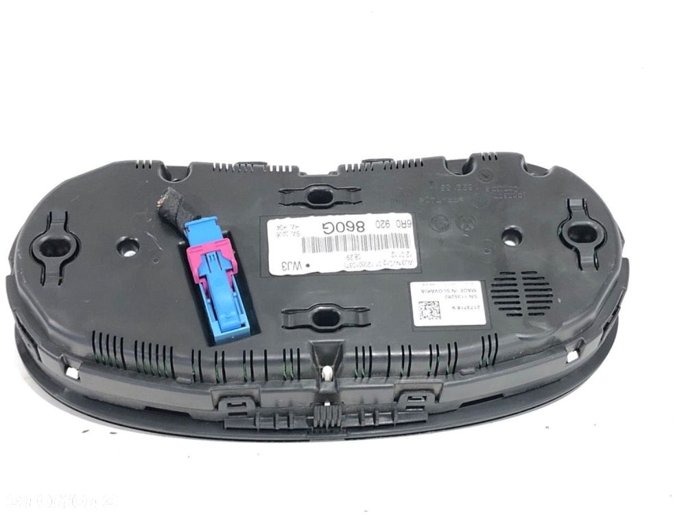 LICZNIK  VW POLO V (6R1, 6C1) 2009 - 2022 1.2 51 kW [70 KM] benzyna 2009 - 2022 6R0920860G - 2