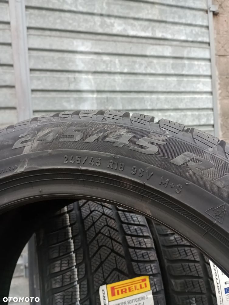 NOWE OPONY ZIMOWE 245/45 R18 PIRELLI WINTER SOTTOZERO 3 - 9