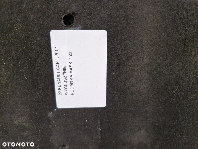 renault captur 1 i wygłuszenie podbitka maski silnika - 6