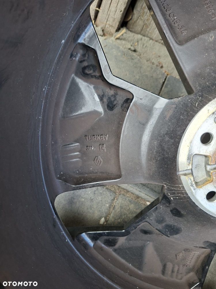FELGI ALUMINIOWE KOŁA RENAULT MEGANE V E-TECH 20x7j OPONY 22r Ładne 5x114.3 - 17