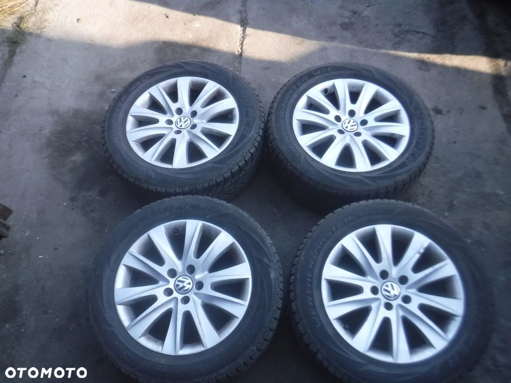 VW Tiguan Audi Q3 alufelgi   opony 235/55/17 17 5X112 ET43 7J  5N0601025M zima - 1