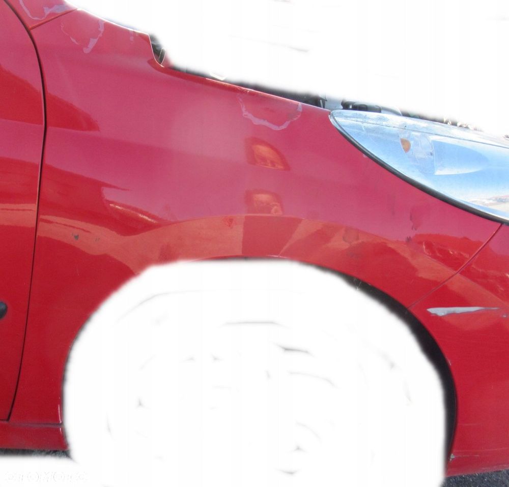PEUGEOT 207 3D BŁOTNIK PRAWY PRZÓD PRZEDNI - 1