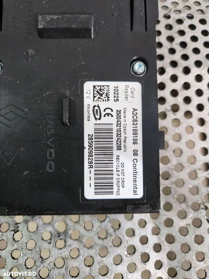 Contact Cititor Card Cartela Renault Scenic 3 Grand Scenic 3 An 2008-2009-2010-2011-2012-2013-2014-2015 Cod A2C53185186 Dezmembrez Renault Grand Scenic 1.5 Dci An 2009-2010-2011-2012 Manual 6+1 Trepte 2x4 - 4