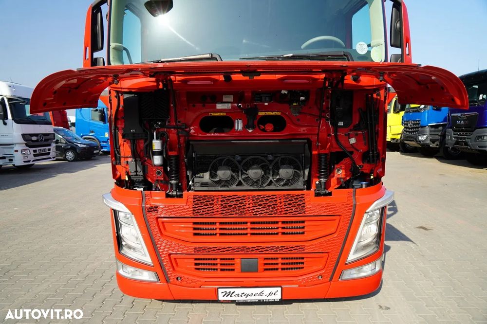 Volvo FH 460 / COMBINAȚIE TANDEM / 120 M3 / TRANSITION / I-SAVE / I-PARK COOL / DIRECȚIE CU RIDICARE AXLE / WIELTON / CORTINĂ ARMATĂ - 36