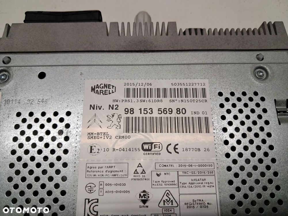 citroen peugeot radio z nawigacją 9815356980 navigacja - 2