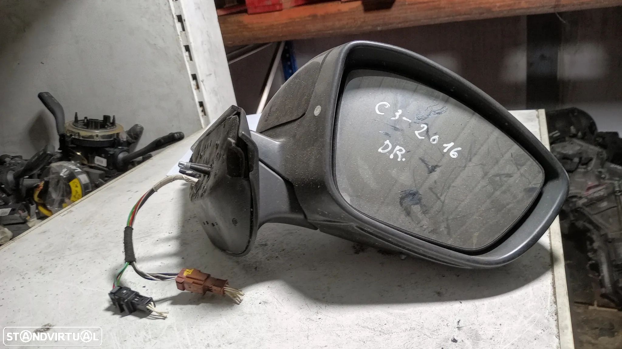 Retrovisor C3 2016 Direito - 1