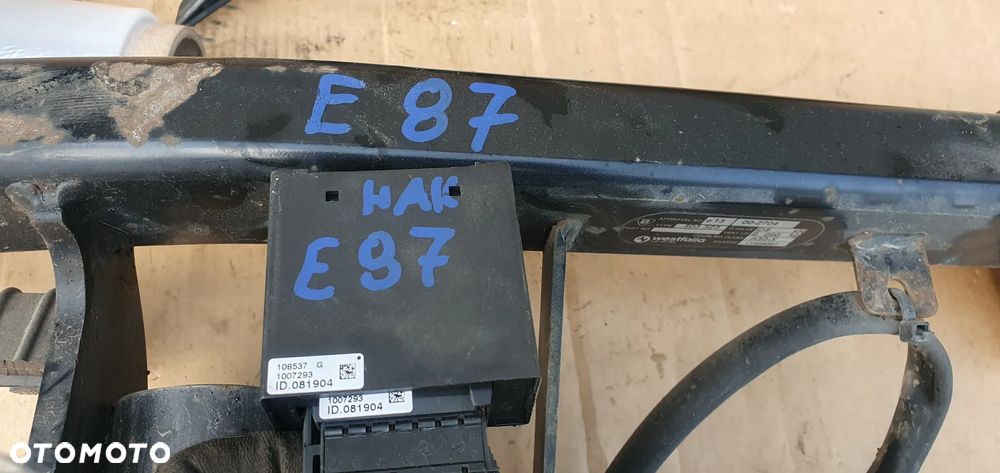 Hak holowniczy odpinany belka bez kuli instalacja moduł BMW I E81 506737 - 13