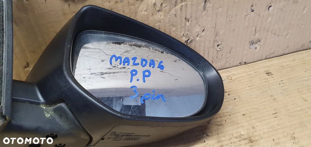 Lusterko zewnętrzne prawe Mazda 6 II 3 PIN - 8