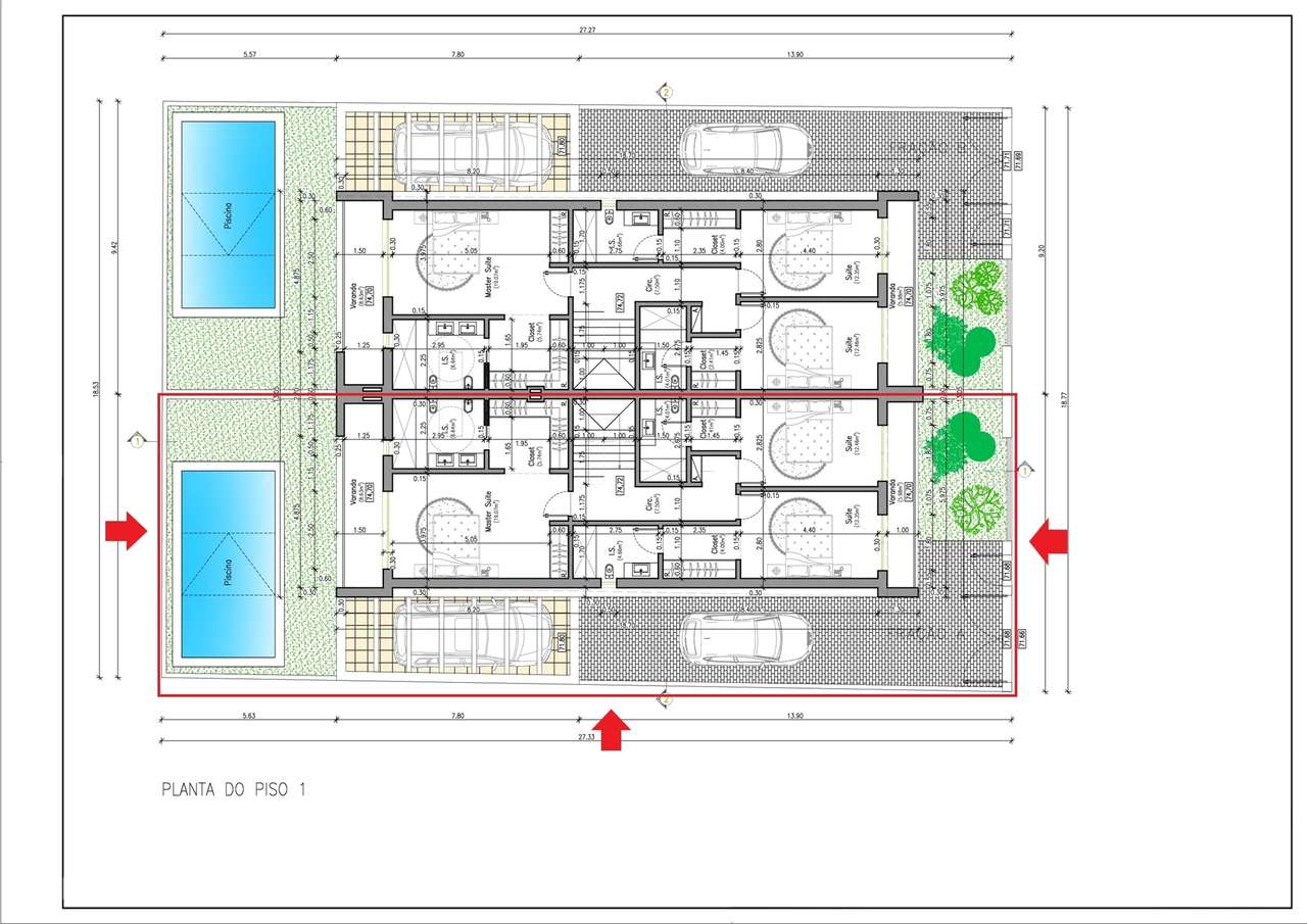 Moradia Geminada T4 Nova com Piscina e 3 Suítes em Redondos | Fernão F - Grande imagem: 2/32