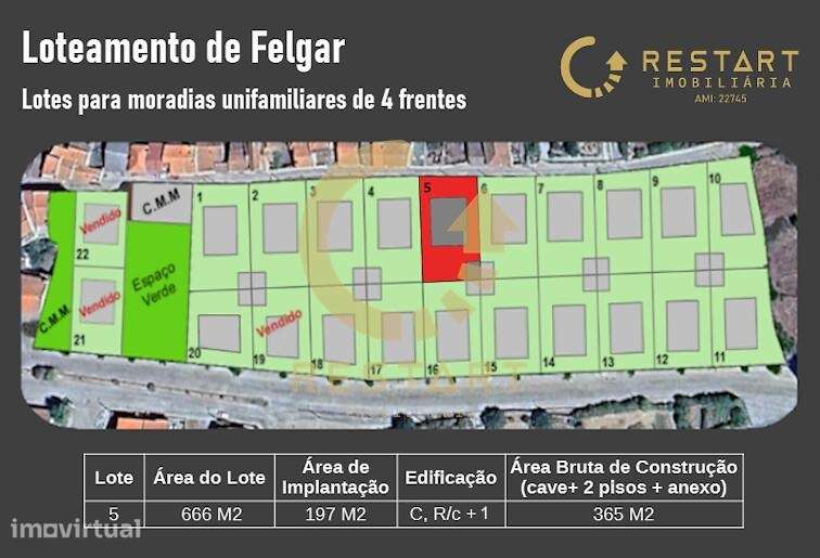 18 Lotes  Para construção de moradias individuais e unifamilares com c - Grande imagem: 2/18