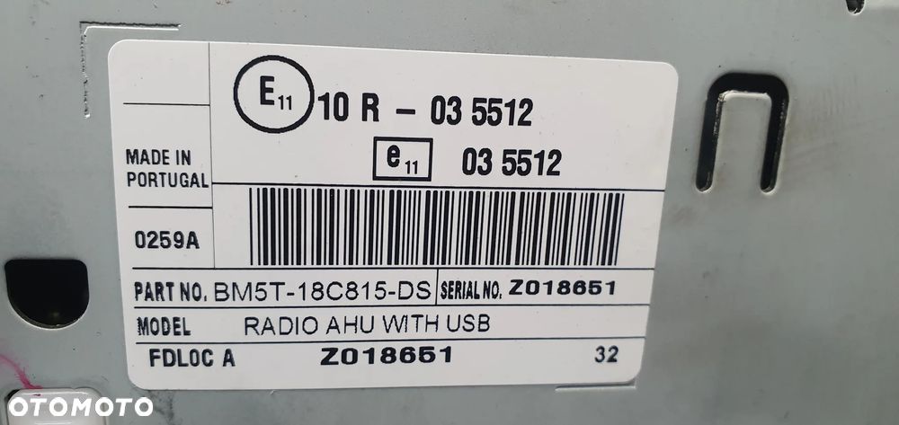 Radio radioodtwarzacz Ford Focus Mk3 Lift BM5T-18C815-DS - 8