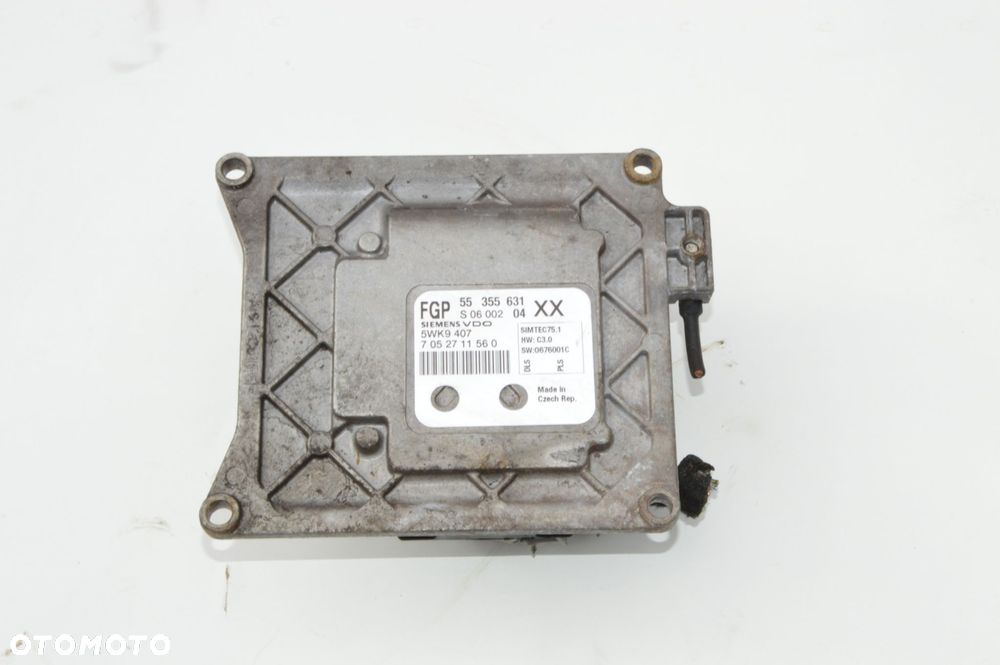 komputer opel astra h zafira b 1.8 16v z18xer 55355631 5wk9407 - 2