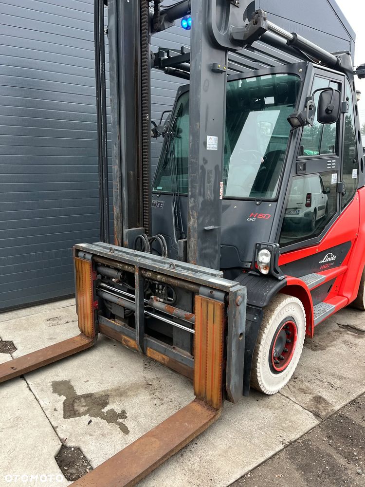 Linde H60 H70 H80 Gaz 3 butle Klima Pozycjoner Przesuw boczny 2 kamery - 15