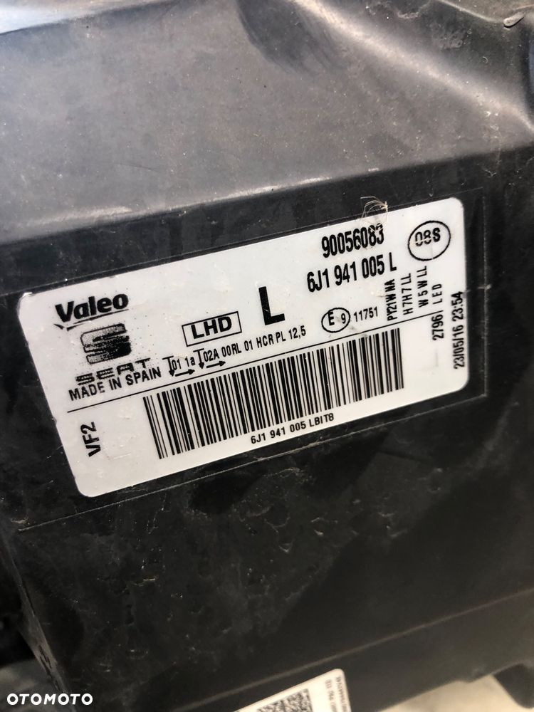 SEAT IBIZA 4 IV LIFT 15-17r. LEWA LAMPA PRZÓD LED IDEALNA ORYGINAŁ EUROPA - 6