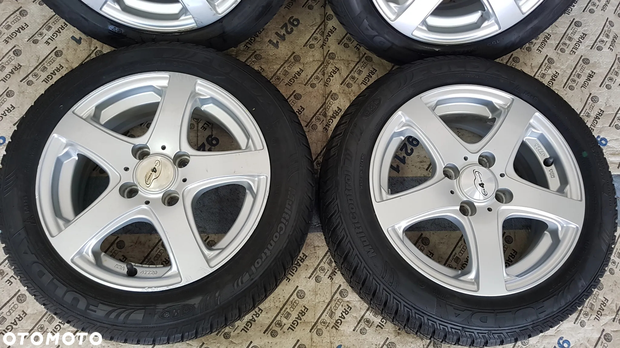 KOŁA CAŁOROCZNE CITROEN C1 TOYOTA AYGO PEUGOT 1008 4X100 155/65R14 5,5JX14 ET35 - 4