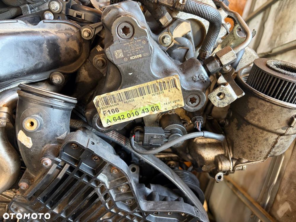 SILNIK KOMPLETNY OM642826    ML166  3.0 V6 - 2