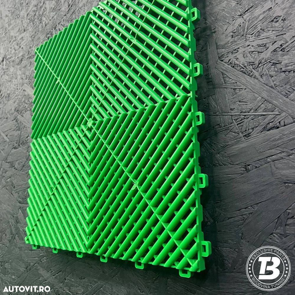 Pardoseala Modulara pentru Garaj si Ateliere Detailing - Verde - 11