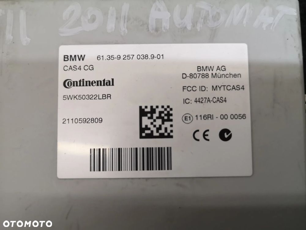 ZESTAW KOMPUTER STEROWNIK SILNIKA DDE 8513242 BMW 5 F10 F11 2.0d N47D20C 184koni 520d 0281017679 PILOT CAS 4 - 4